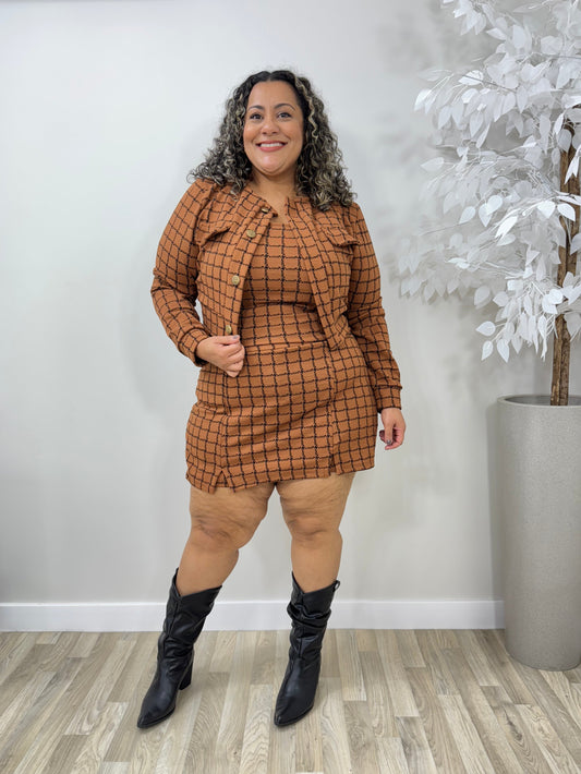 Conjunto Feminino Plus Size  de Inverno - Aurora