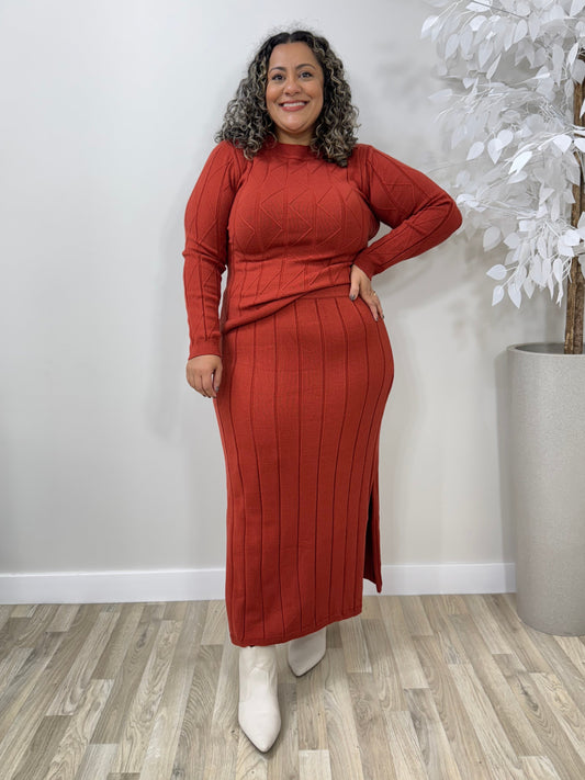 Conjunto Feminino Plus Size  de Inverno  - Malu